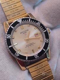 Orologio skin diver vintage Amulcor dorato