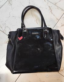 Borsa a mano Diana and co italiana nero lucido