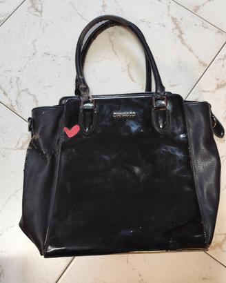 Borsa a mano Diana and co italiana nero lucido