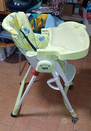 Seggiolone Giordani pappa neonati