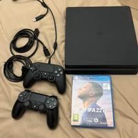 Ps4 con 2 joistick e Fifa22