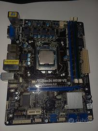 asrock h61m-vs intel i5 2400 ram ddr3 kingston 6gb