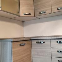 Angolo cucina colore olmo chiaro