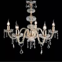 Lampadario in cristallo oro 5 luci E14