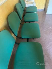 sedie collegate per sala d’attesa