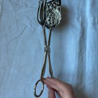 Pinza per dolci silverplated ep zinc vintage