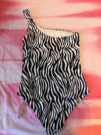 Costume intero monospalla zebra tezenis misura XL