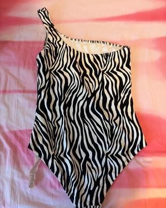 Costume intero monospalla zebra tezenis misura XL