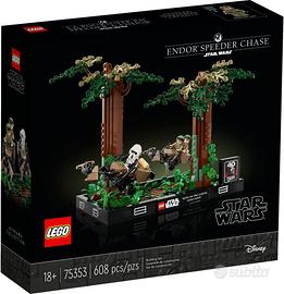 LEGO 75353 Star Wars Diorama Inseguimento su Endor