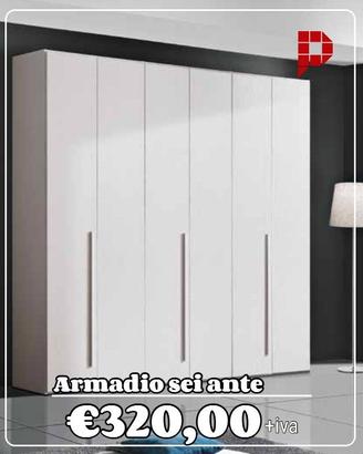 Armadio 6 ante battenti - SUPER PROMO