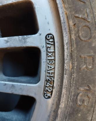 Cerchi Fiat Uno Turbo logo Abarth 