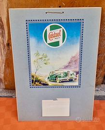 Cartonato Pubblicitario Vintage Castrol epoca
