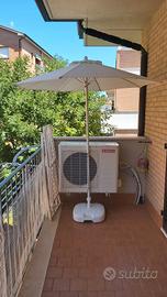 OMBRELLONE CON PIEDISTALLO DA GIARDINO 