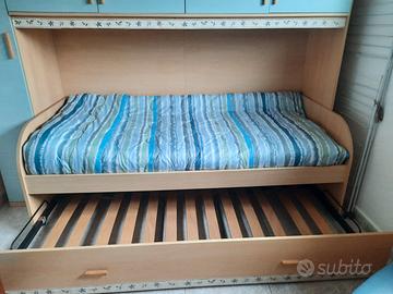 CAMERETTA A PONTE CON DUE LETTI