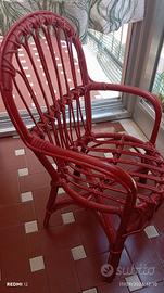 poltroncina in vimini per bambini 