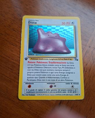 Ditto 3/62 Card Pokemon Fossil 2000