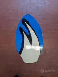 Skimboard in Legno 90x50 cm - Come Nuovo
