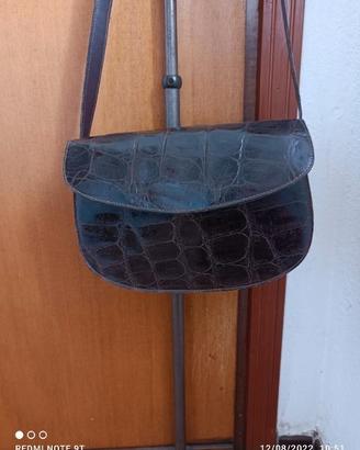 Borsa donna vero coccodrillo
