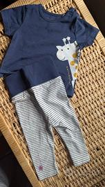 Completo in cotone organico neonato