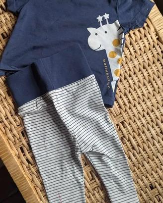 Completo in cotone organico neonato