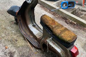 Telaio in REGOLA LIBRETTO E FOGLIO C. Vespa 125 PK