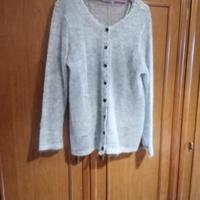 Coordinato canotta e cardigan in lana mohair 