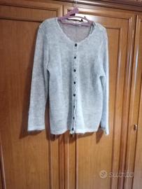 Coordinato canotta e cardigan in lana mohair 