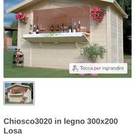 Chiosco in legno