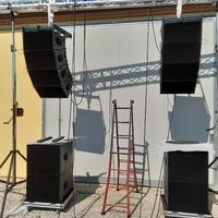 Impianto audio clone 8 Q1 + 4 Qsub completo