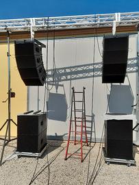 Impianto audio clone 8 Q1 + 4 Qsub completo