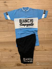 Maglia Bianchia Campagnolo con pantaloncini