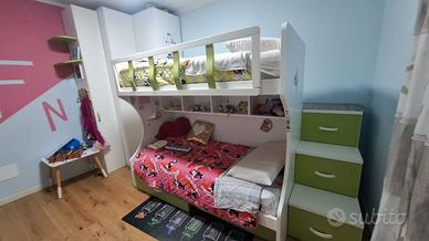 Cameretta con letto a castello