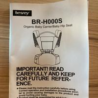 Marsupio porta bebê Besrey modello BR-H000S