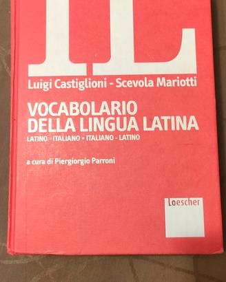 vocabolario lingua latina IL 4 edizione 