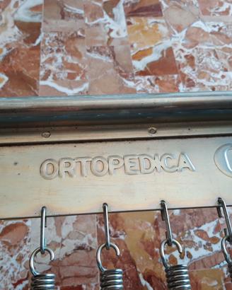Rete ortopedica matrimoniale in acciaio Inox