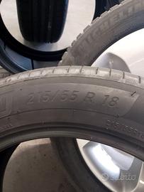 4 gomme quasi nuove Michelin 215/55R18
