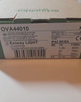 LAMPADA EMERGENZA OVA