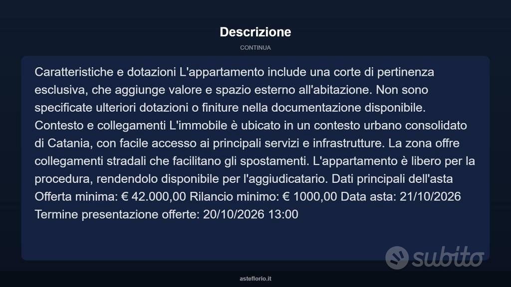 Appartamento – Catania, Fossa della Creta - Altro