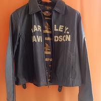 Giubbotto Harley Davidson in vera pelle taglia 48