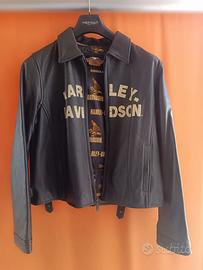 Giubbotto Harley Davidson in vera pelle taglia 48