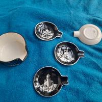 Set di posacenere portatili vintage