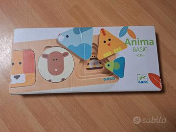 Puzzle 3 livelli in legno per bambini Anima Basic