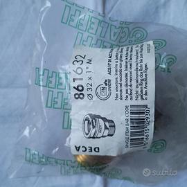 Raccordo maschio, in ottone 32 x 1" M