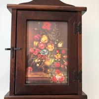 🗝️cassetta in legno porta  🗝️ 🌺🌺