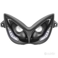 Faro alogeno tnt nitro / aerox nero con led