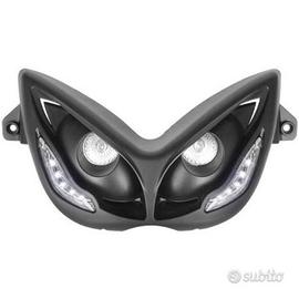 Faro alogeno tnt nitro / aerox nero con led