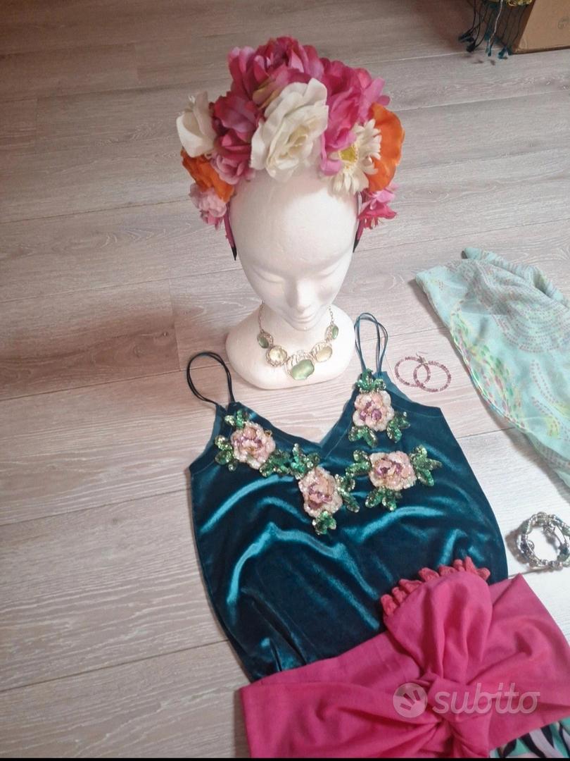 Carnevale Frida Kahlo Abito Frida Costume Carnevale Frida Kahlo