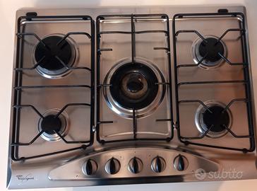 piano cottura 5 fuochi