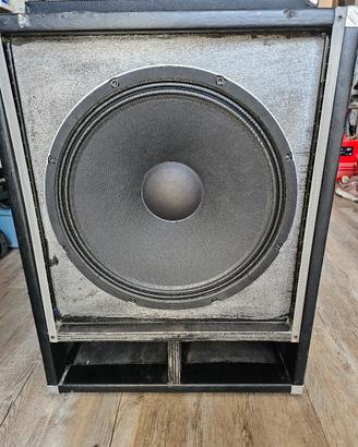 Cassa 15" basso 8ohm eminence