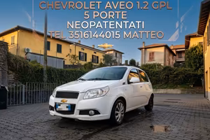 Chevrolet Aveo 1.2 5 porte LT GPL Eco Logic Neopat